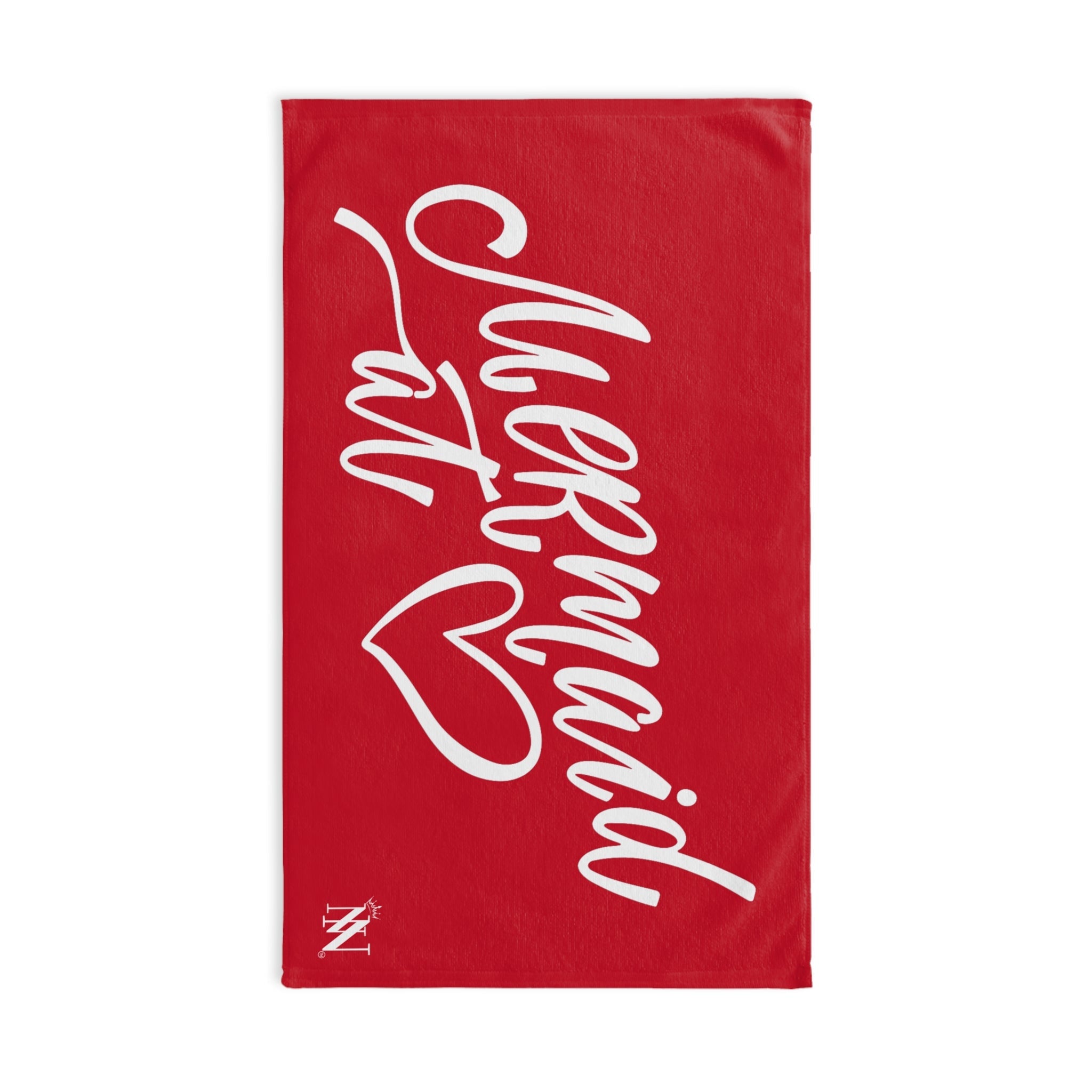 Mermaid At Heart Red Cum Towel