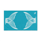 Mr. Mr. Mermaid Shareable Sides Teal | Mix & Match Classic Fun-Flirty Lovers’ Towels