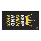 Keep Calm & Fuck Queen King | Mix & Match XL Fun-Flirty Lovers’ Towels
