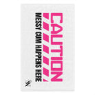 Caution: Messy Cum Happens Here | Mix & Match Soft Fun-Flirty Lovers’ Towels