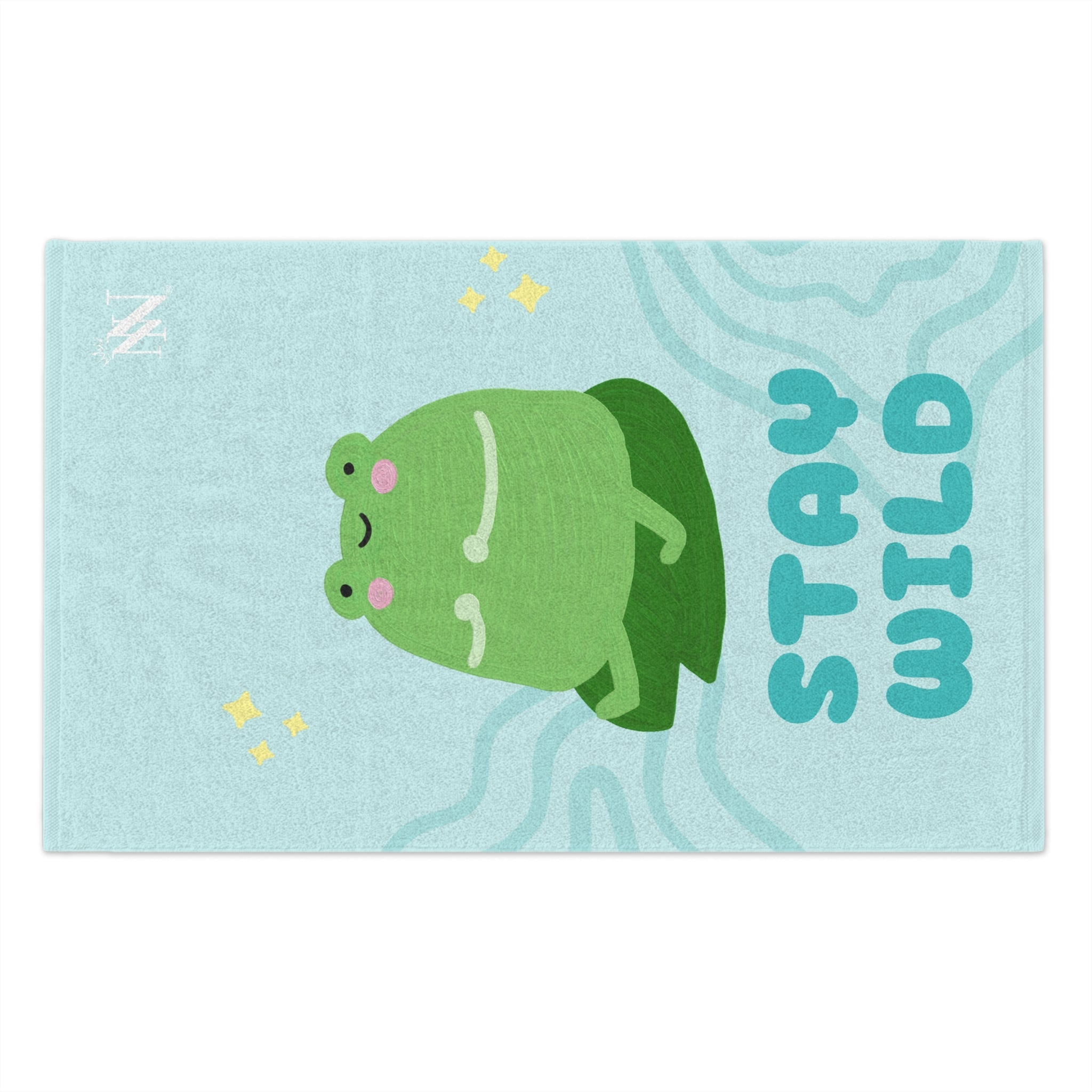 Stay Wild Cute Frog | Mix & Match Soft Fun-Flirty Lovers’ Towels