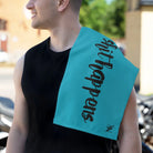 Shit Happens Teal | Mix & Match Soft Fun-Flirty Lovers’ Towels