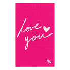 Love You with a Heart Sex Towel
