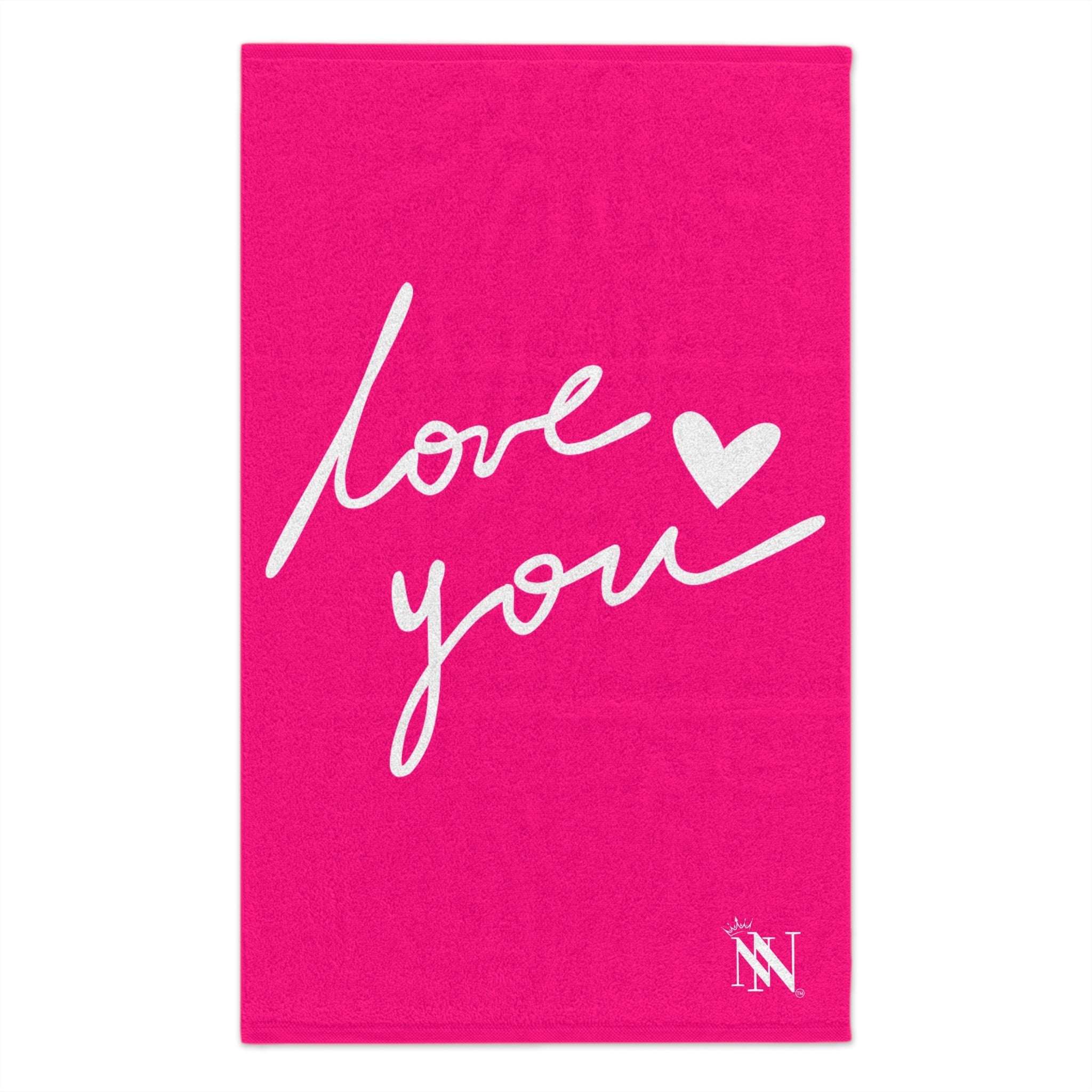 Love You with a Heart Sex Towel