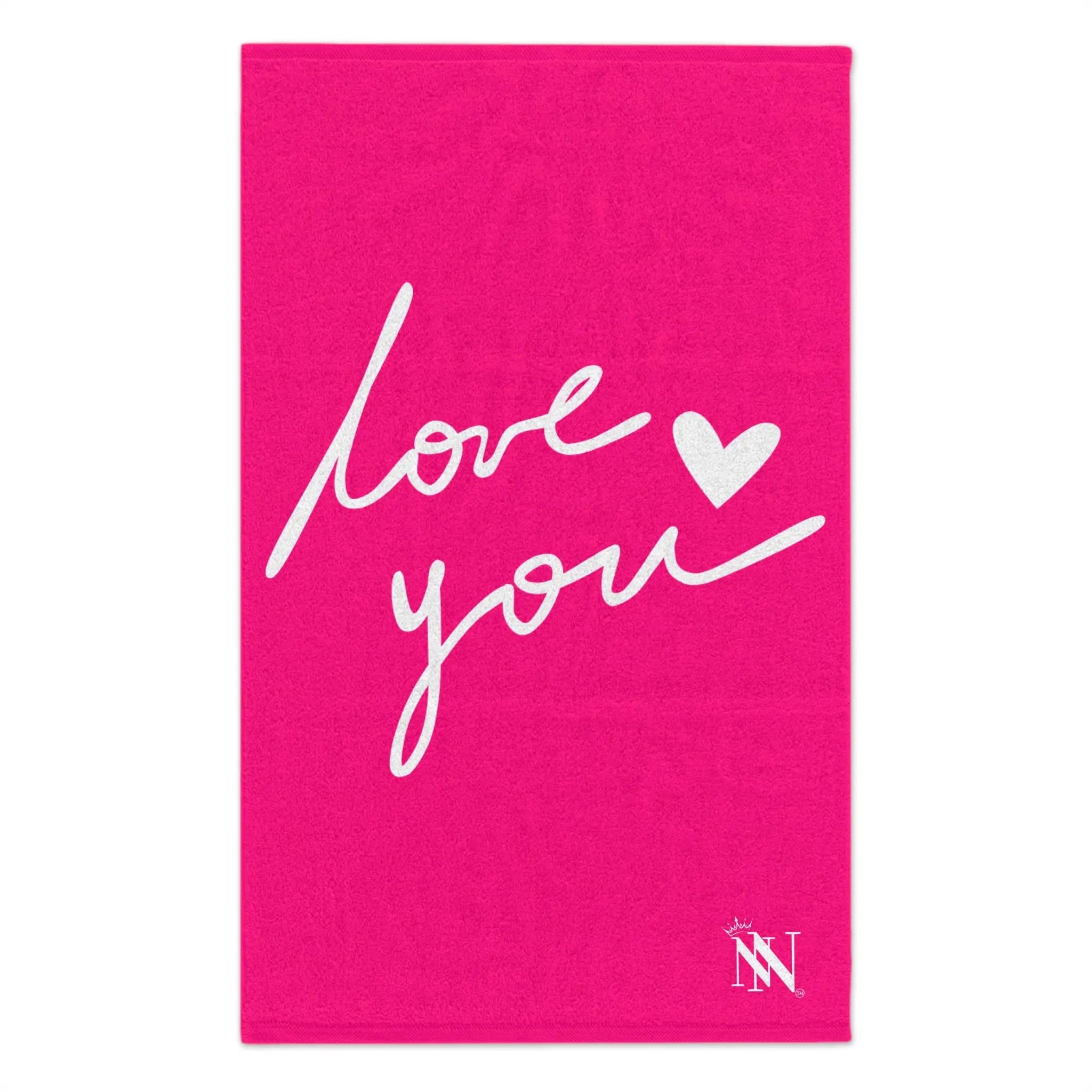 Love You with a Heart Sex Towel