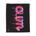 Dripping Cum Black | Mix & Match Velveteen Fun-Flirty Lovers’ Blankets