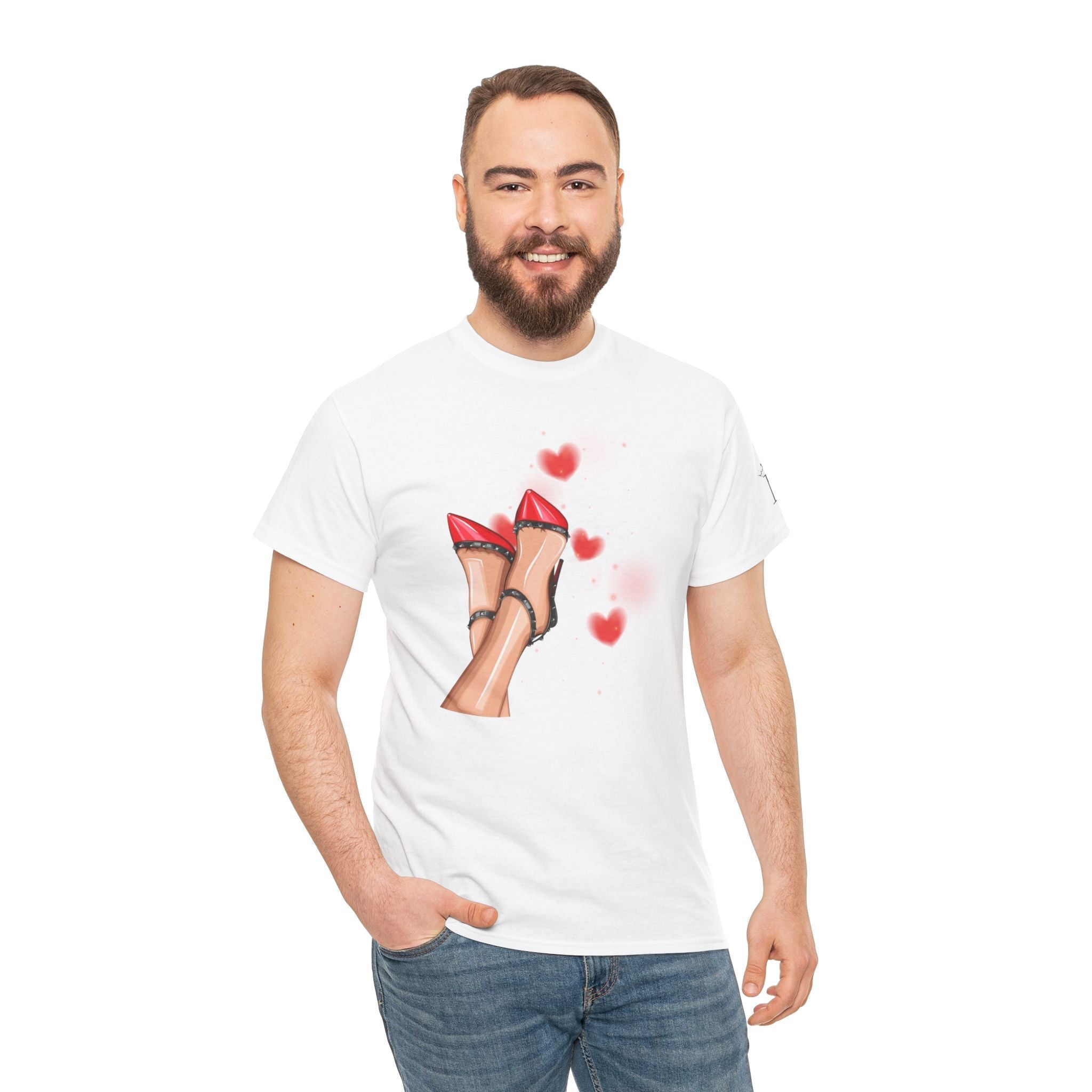 Sexy Heels Up Baby | Mix & Match Cotton Unisex Fun-Flirty Lovers’ T-Shirts