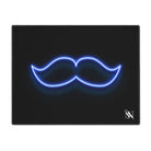 His Mustache Neon | Mix & Match Playful Fun-Flirty Lovers’ Toy Mats