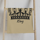 Large Crown King Gold Cum Towel
