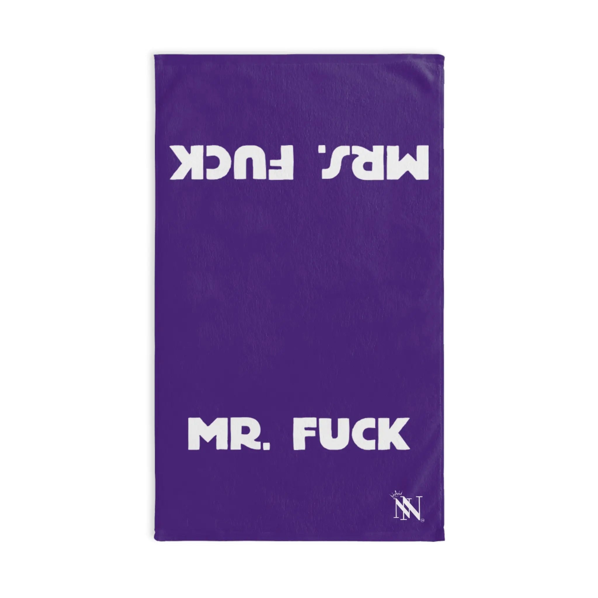Mr. Mrs. Fuck Shareable Sides Purple Cum Towel