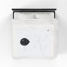 Single Black Party Balloon | Mix & Match Velveteen Fun-Flirty Lovers’ Blankets