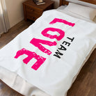 Team Love Romantic Gifts Blanket