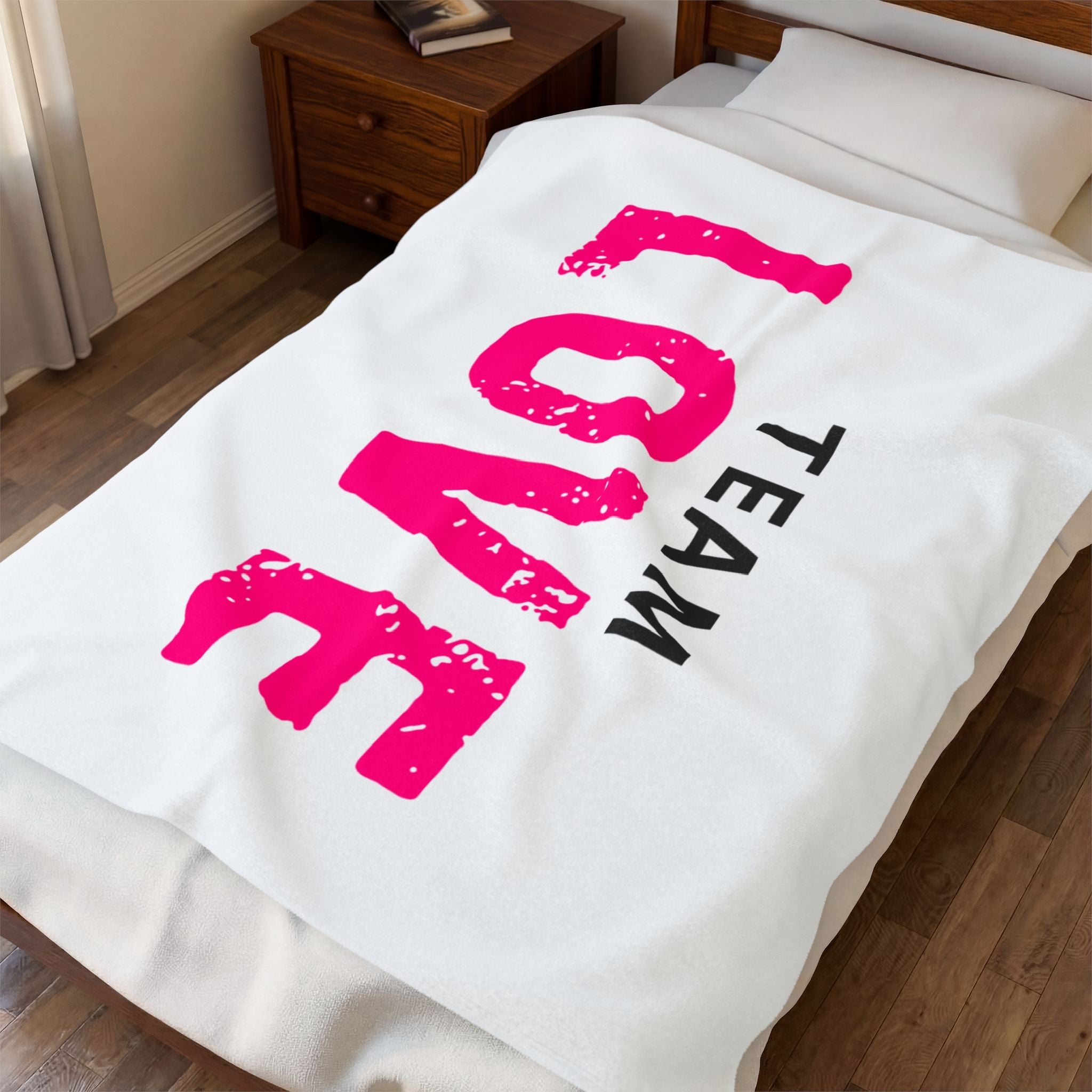 Team Love Romantic Gifts Blanket