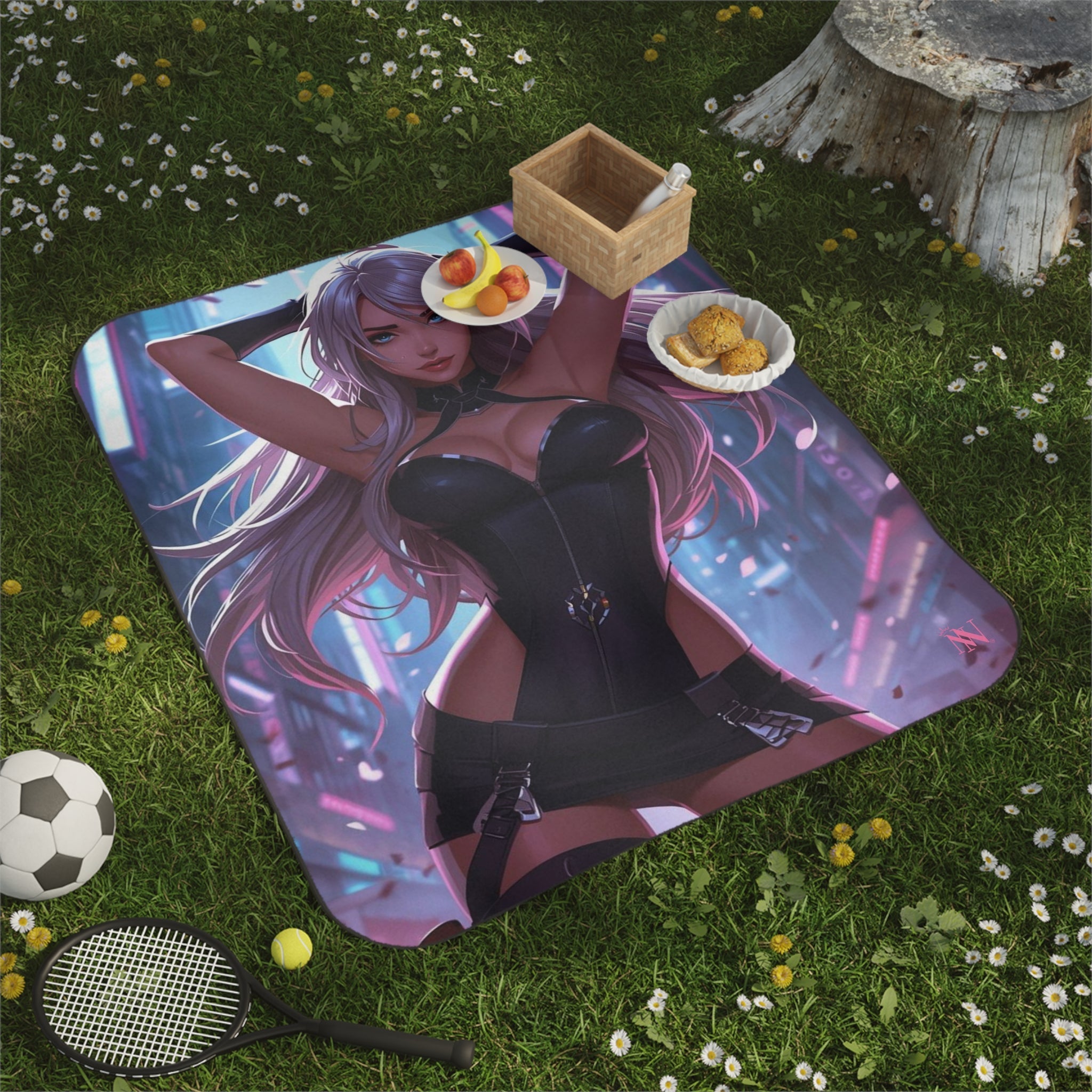Sexy Anime Maiden Fantasy Women Couple Friendly Water-Resistant Sex Blanket