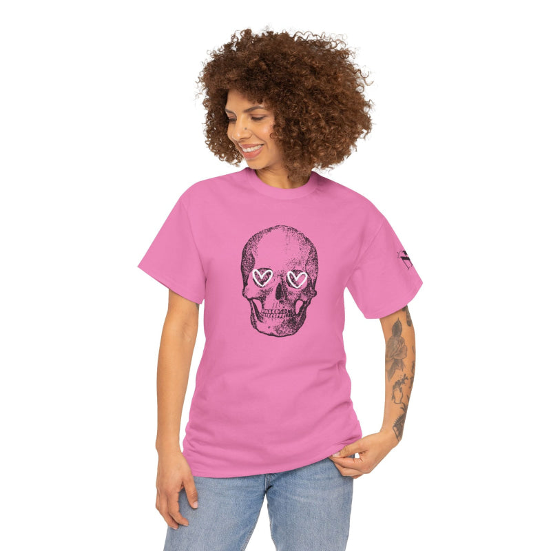 Skull Heart Eyes | Mix & Match Cotton Unisex Fun-Flirty Lovers’ T-Shirts