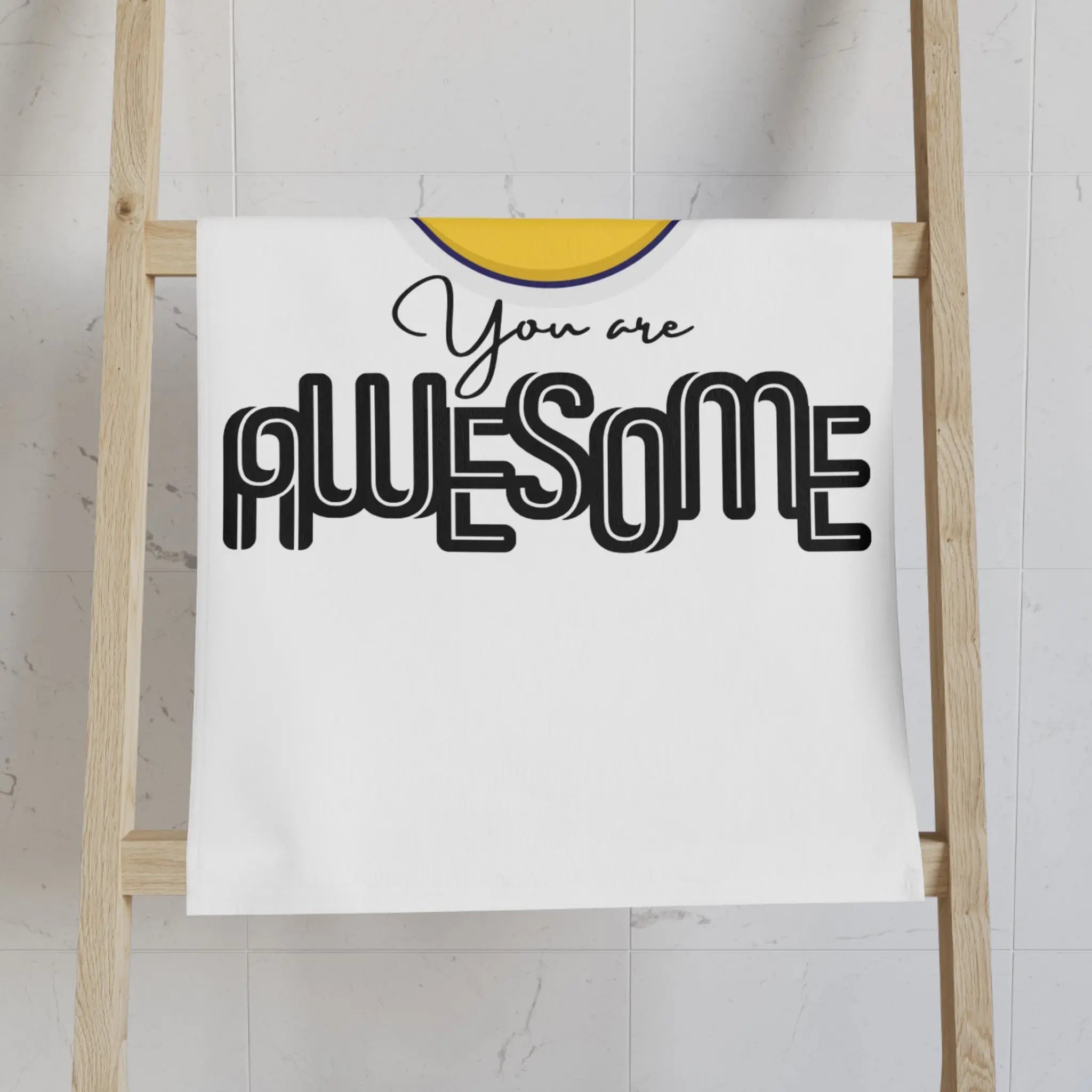 You Are Awesome Emoji | Nectar Napkins Classic Fun-Flirty Lovers’ Towels