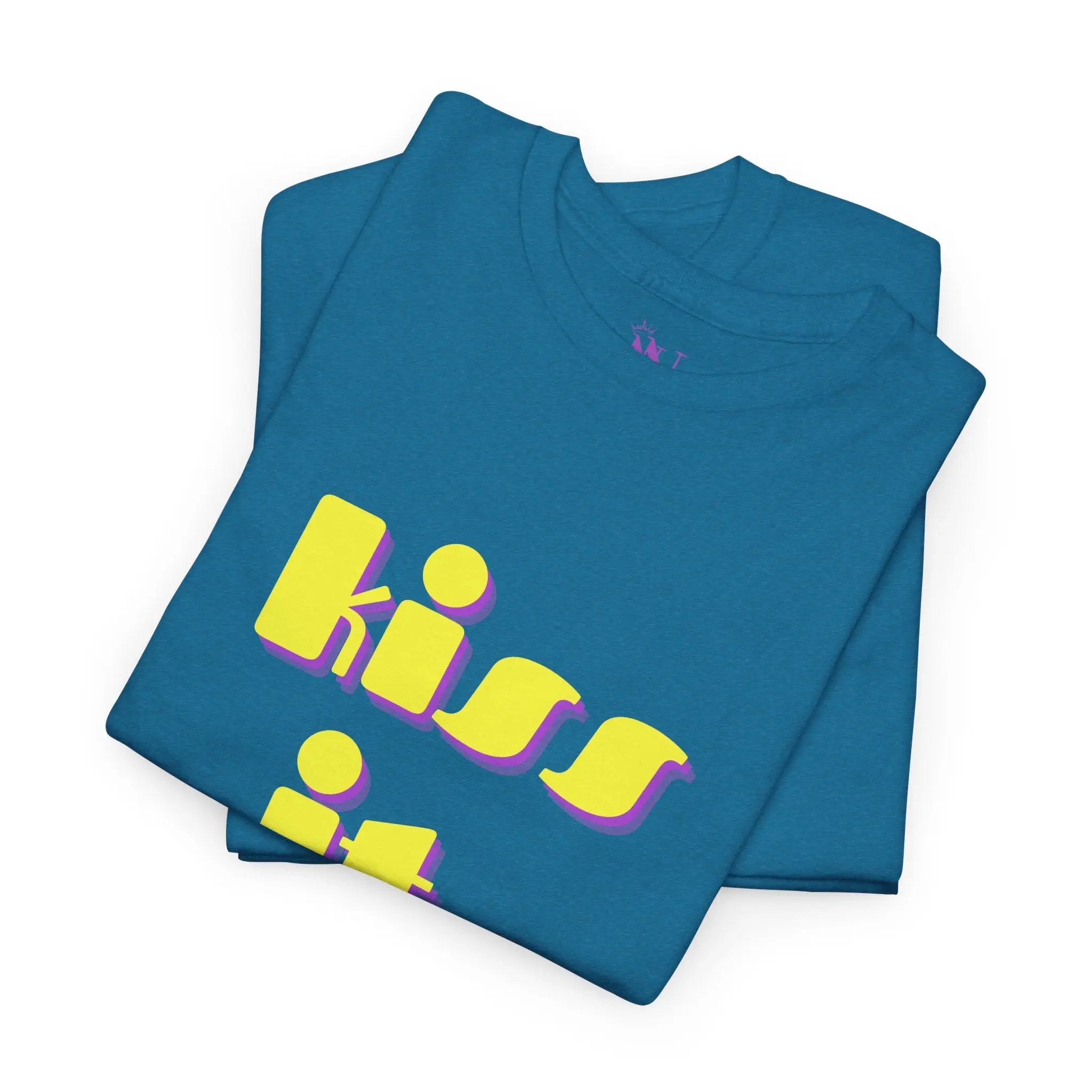kiss it. Adult T-Shirt Cum Tee | Live Bold & Comfortable