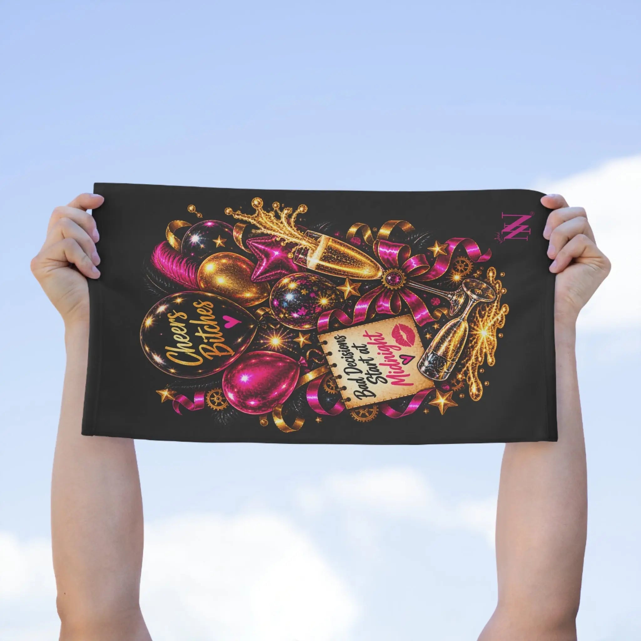 Cheers Bitches New Years | Nectar Napkins Fun-Flirty Lovers’ Towels