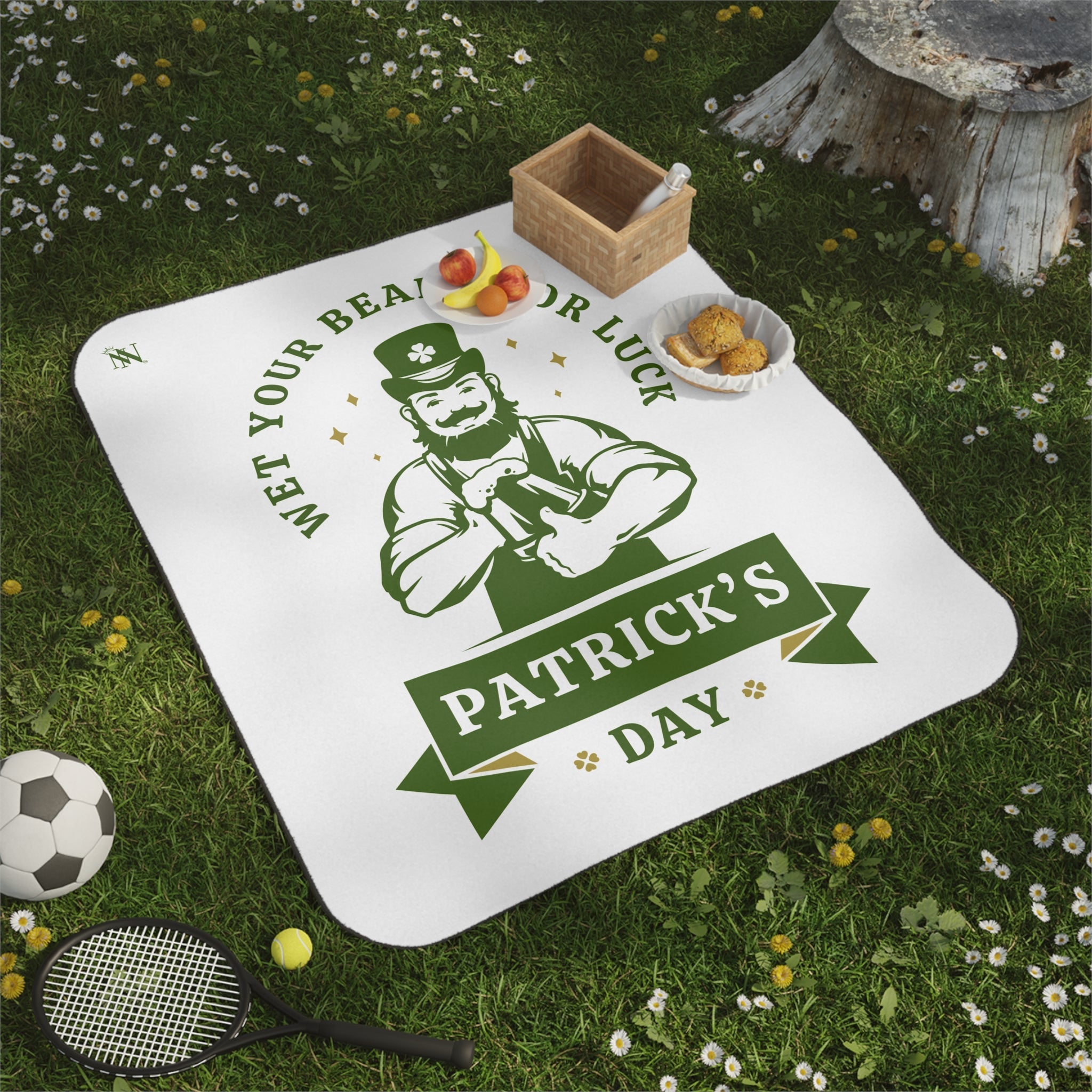 Wet Your Beard for Luck Patrick’s Day Couple Friendly Sex Blanket