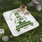 Wet Your Beard for Luck Patrick’s Day | Mix Match Fun-Flirty Lovers’ Water-Resistant Blankets