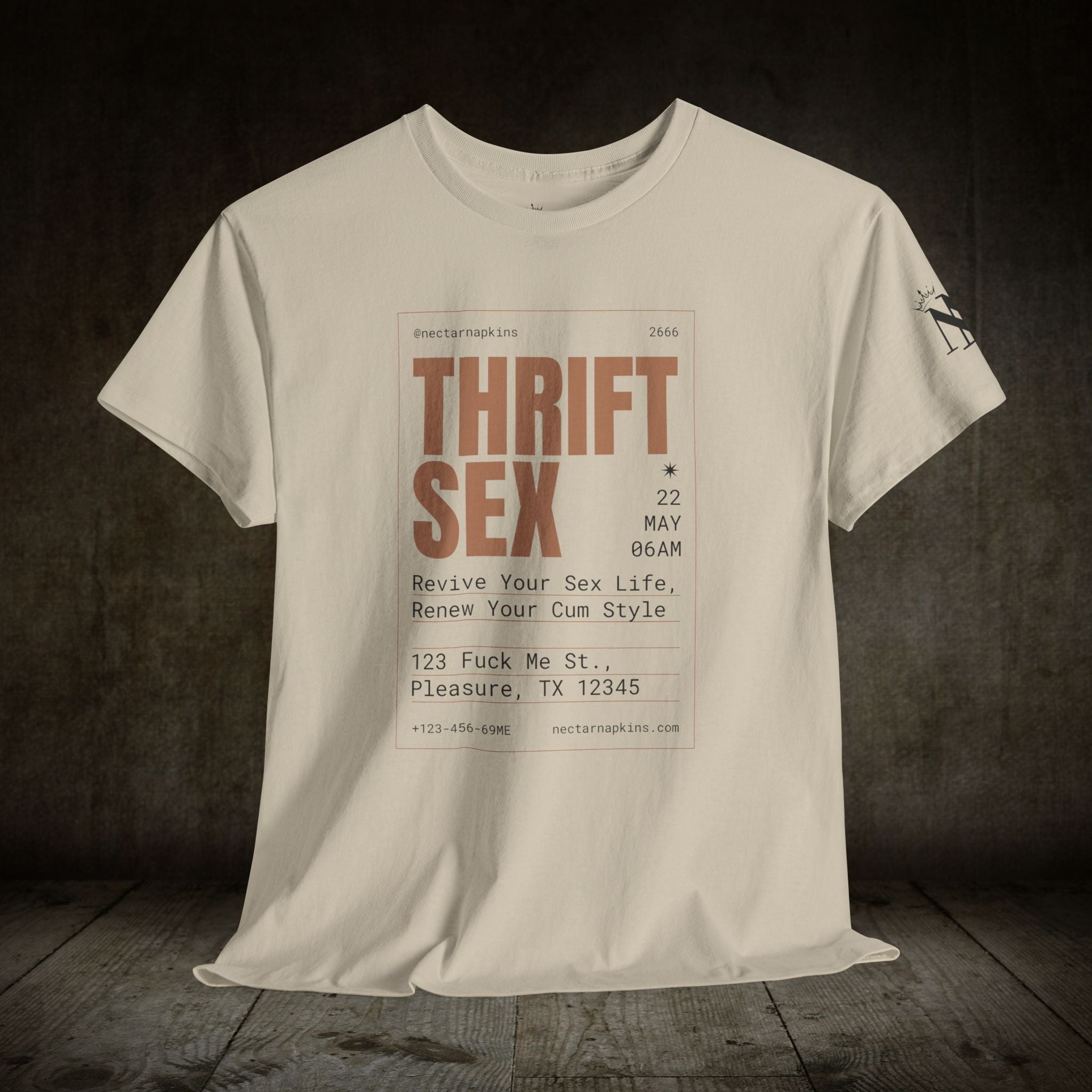 Thrift Sex | Mix & Match 100% Cotton Unisex Fun-Flirty Lovers’ Tees