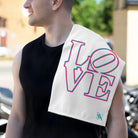 Two-Dimensional Love | Mix & Match Soft Fun-Flirty Lovers’ Towels