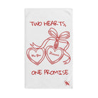 Two Hearts One Promise Cum Towel
