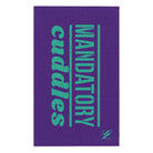 Mandatory Cuddles Purple | Mix & Match Soft Fun-Flirty Lovers’ Towels