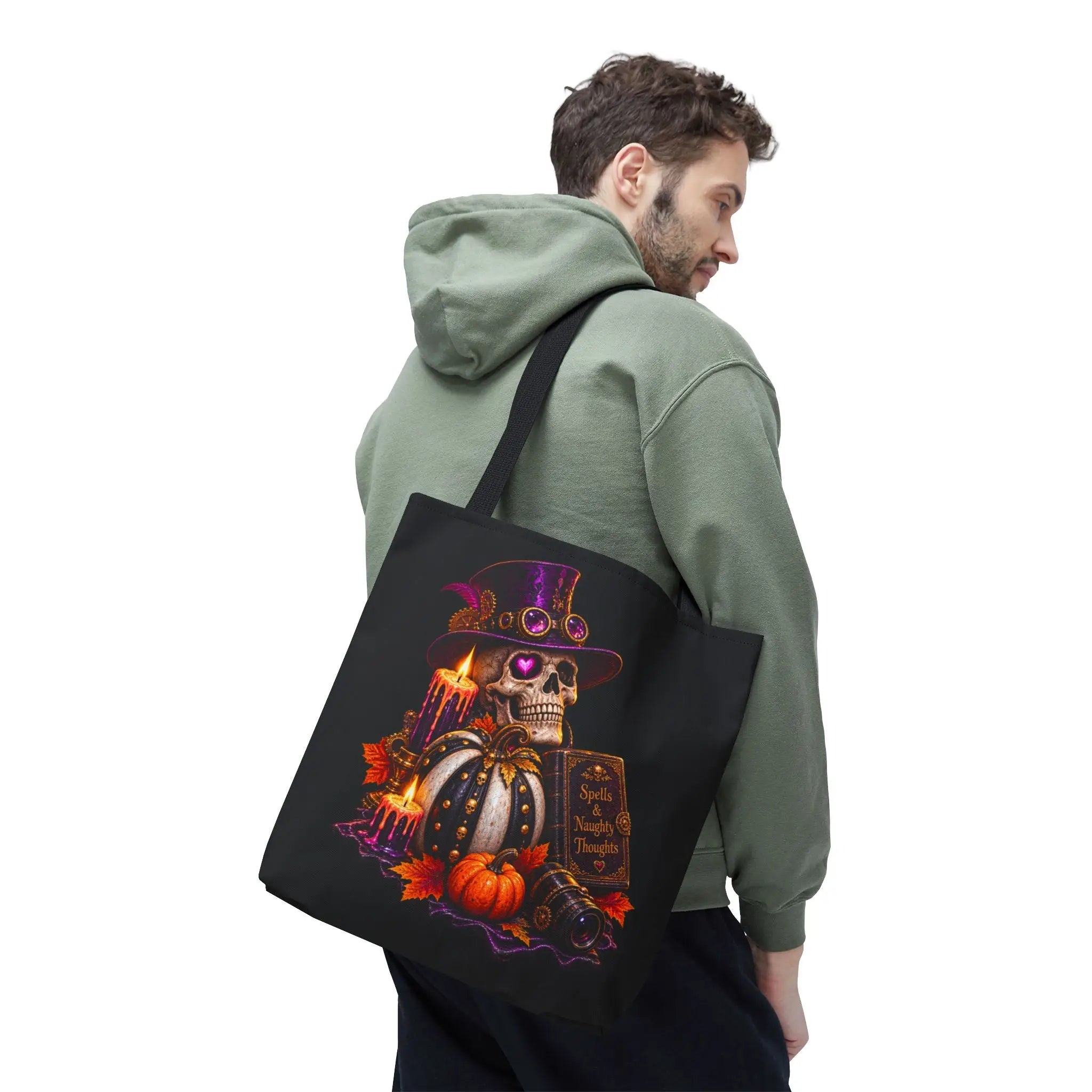 Spells & Naughty Thoughts Skull | Nectar Napkins Fun-Flirty Lovers’ Totes
