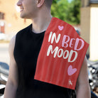 In Bed Mood Hearts | Mix & Match Soft Fun-Flirty Lovers’ Towels
