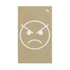 Angry Emoji Gold | Mix & Match Classic Fun-Flirty Lovers’ Towels