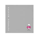 Nectar Napkins Brand Light Grey | Mix & Match Lils’ Fun-Flirty Lovers’ Towels
