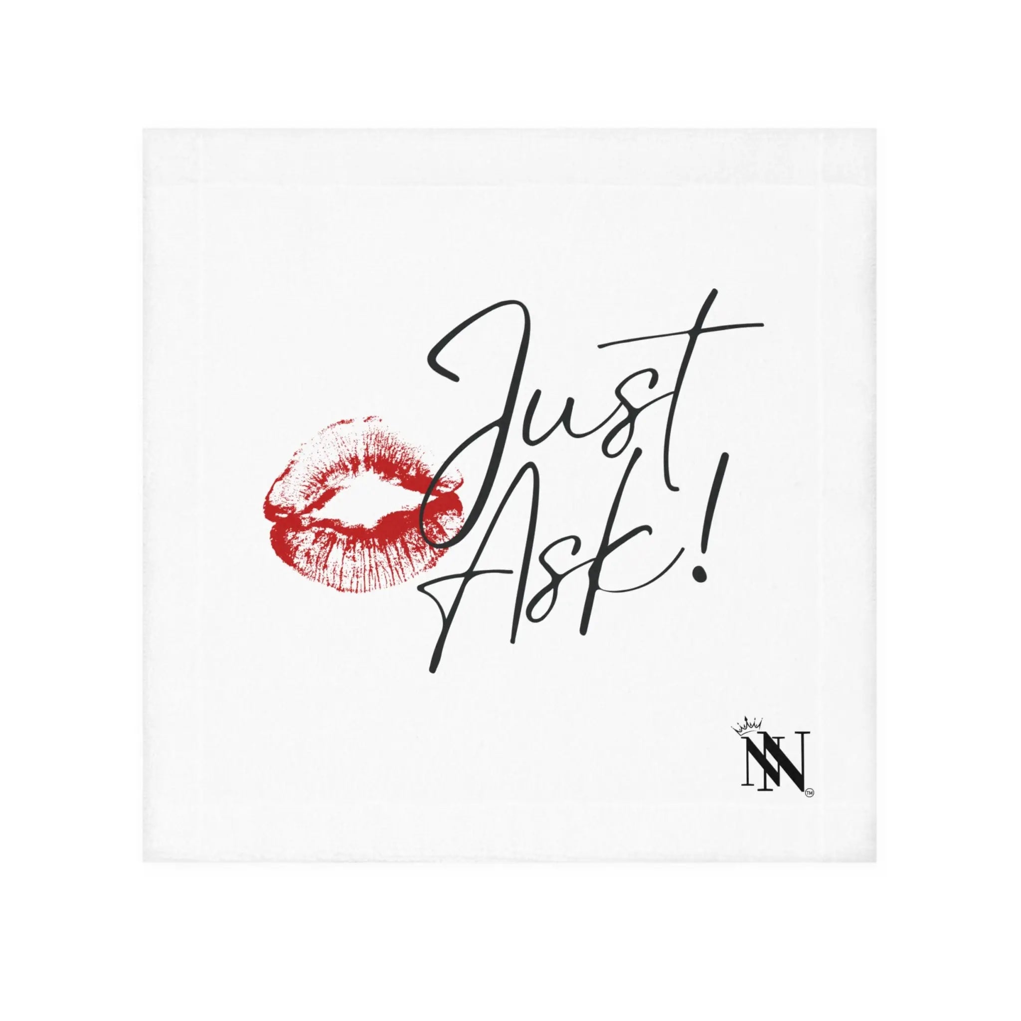 Just Ask! with a Kiss Women’s Cum Rag
