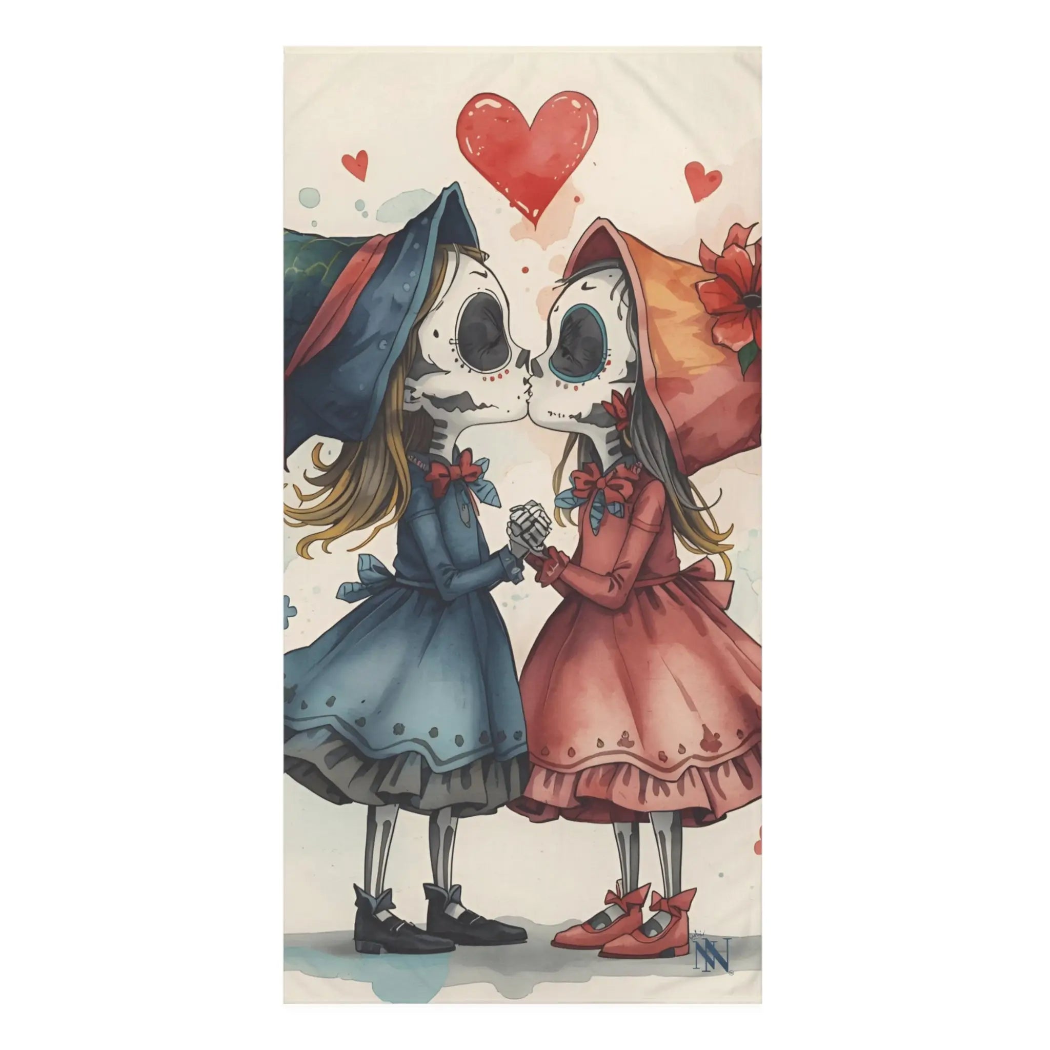 Kissing Witches Print | Mix & Match XL Fun-Flirty Lovers’ Towels