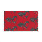 Mermaid Star Red Patterned | Mix & Match Original Fun-Flirty Lovers’ Towels