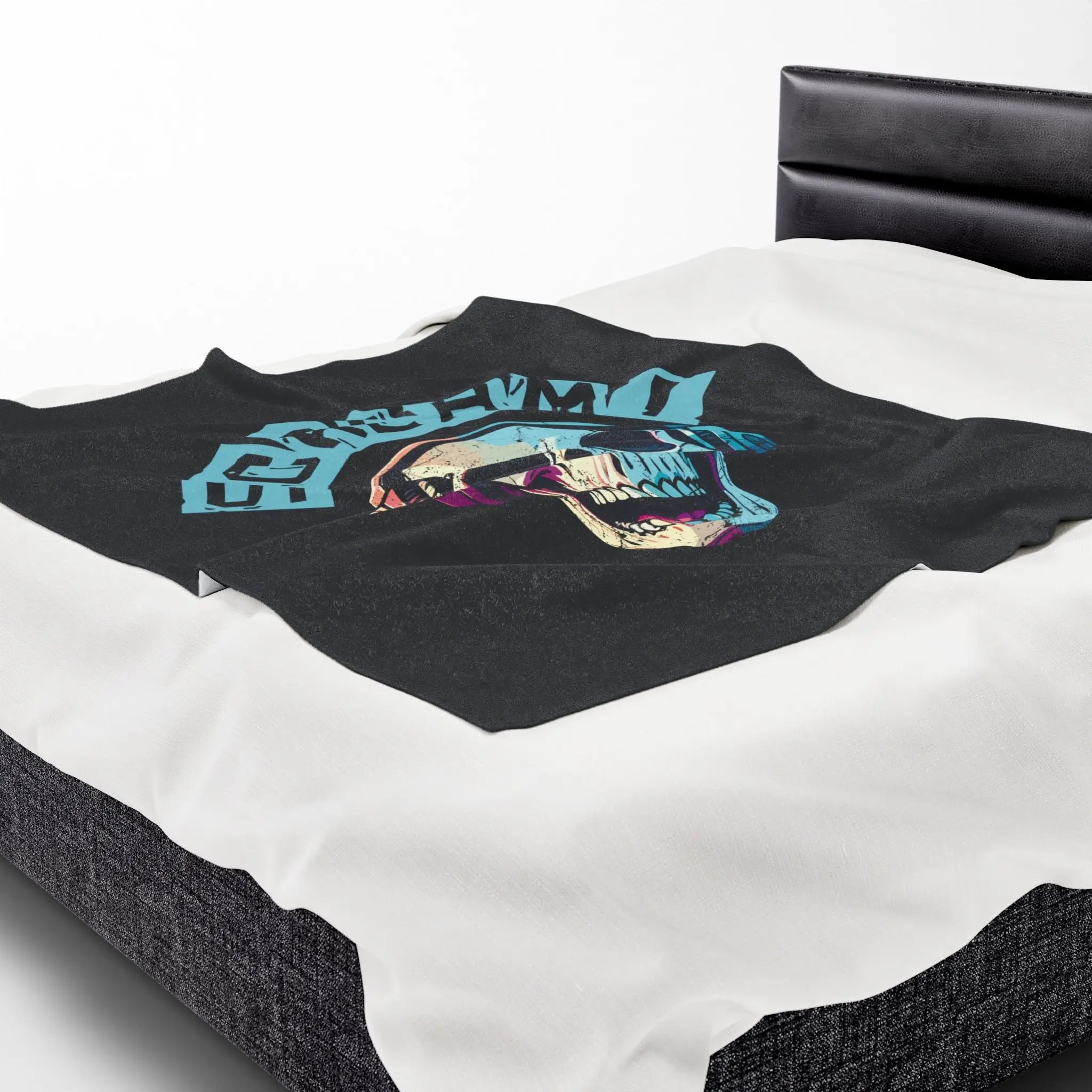 Scream! Skull Headphones | Mix & Match Soft Fun-Flirty Lovers’ Blankets