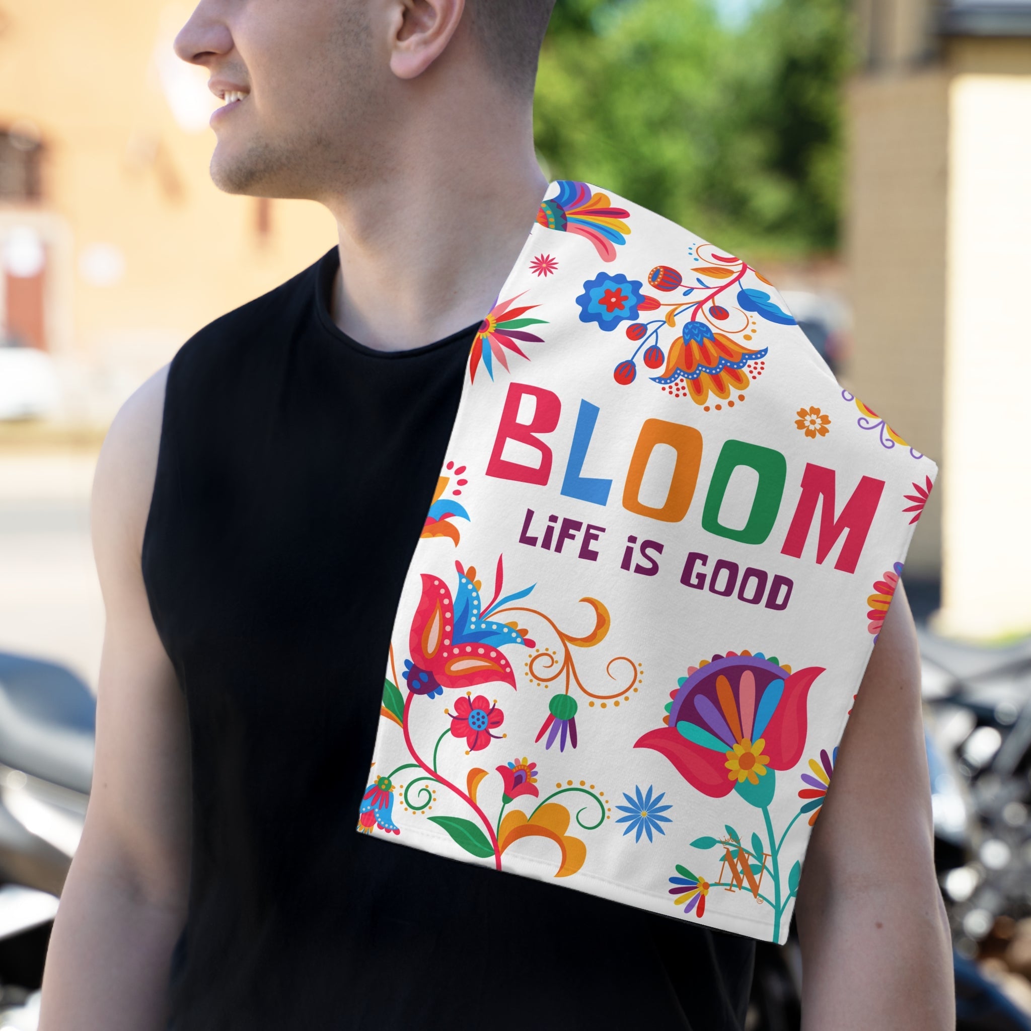 Bloom Life is Good | Mix & Match Soft Fun-Flirty Lovers’ Towels