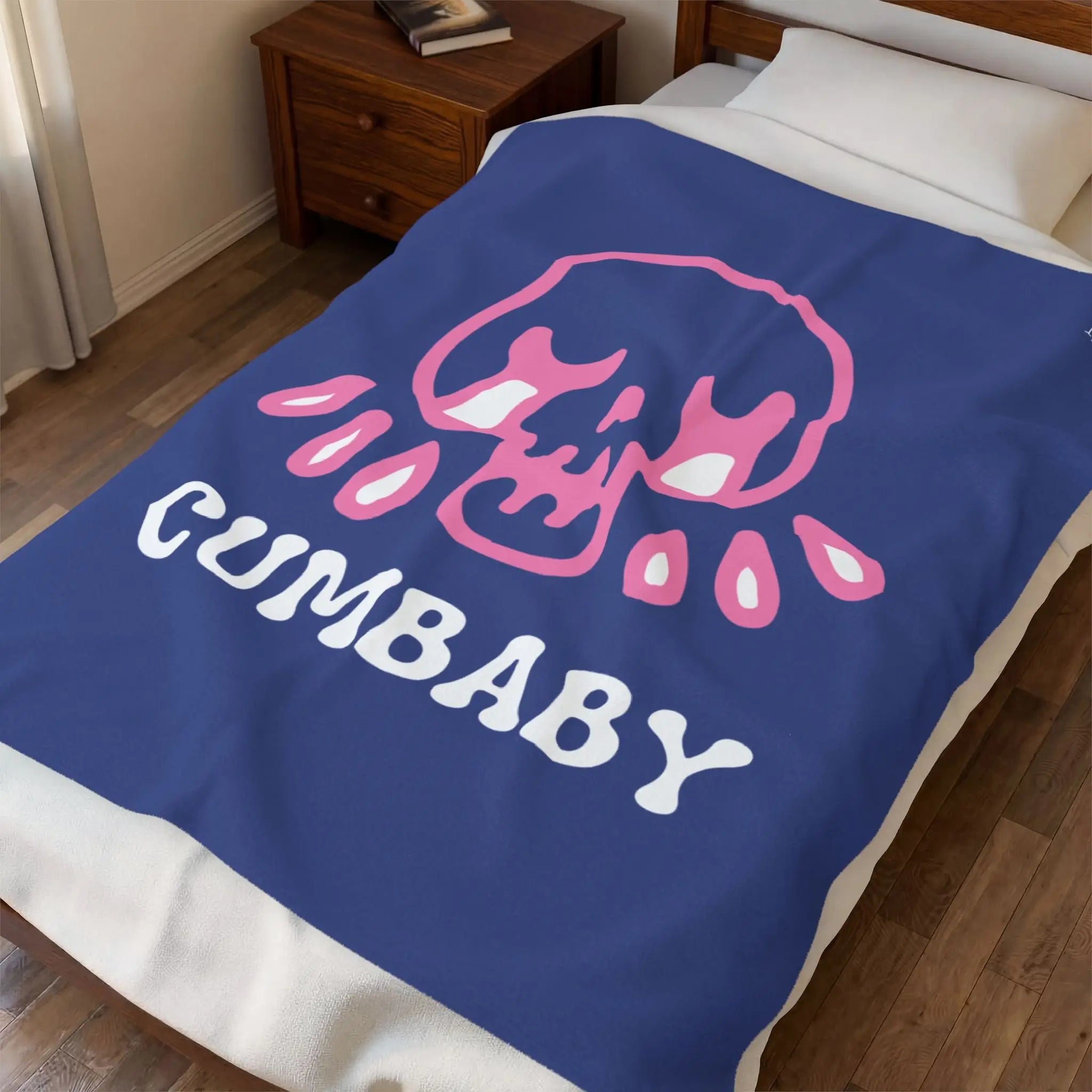 Cumbaby Crying Skull | Nectar Napkins Fun-Flirty Lovers’ Blankets