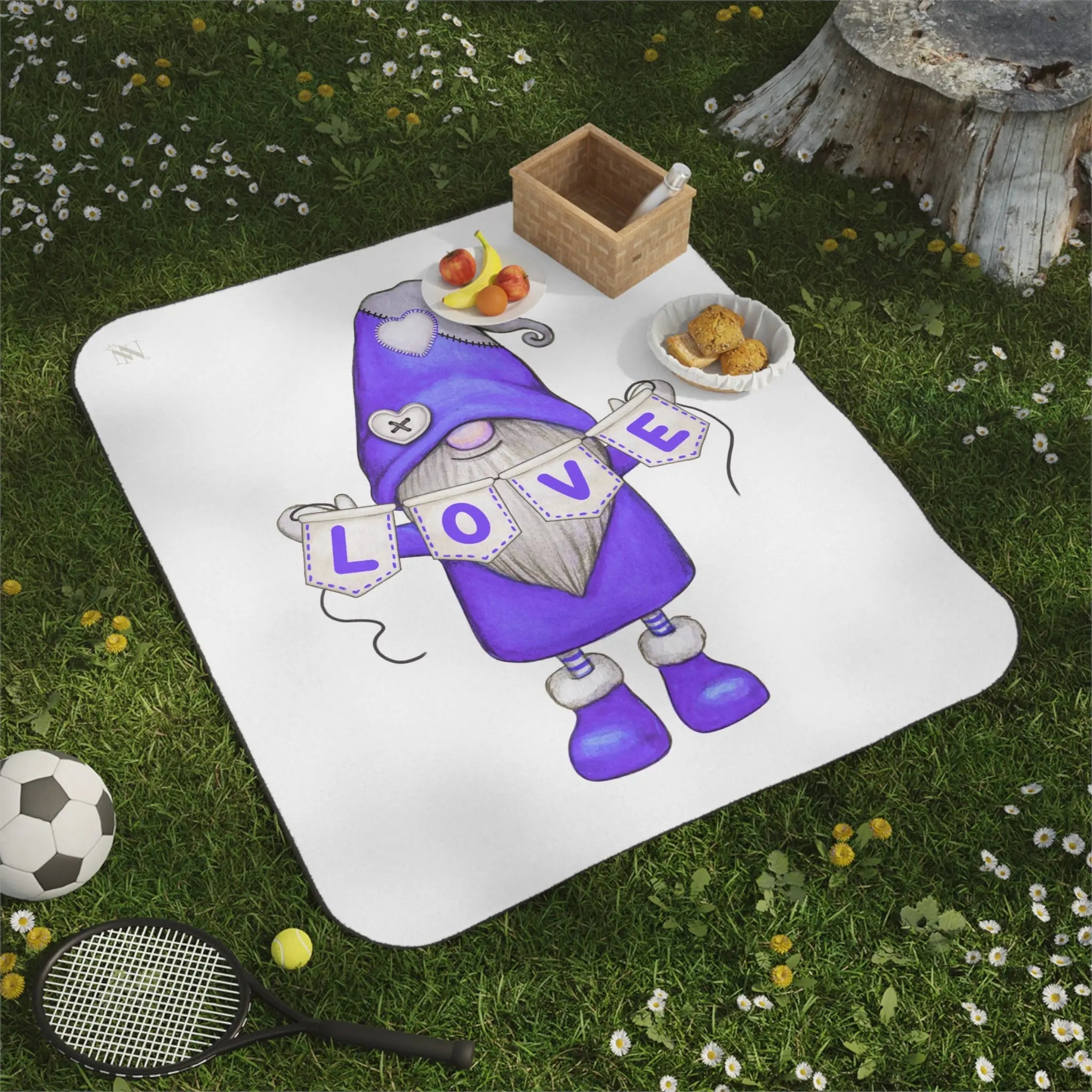 Love Gnome | Mix Match Fun-Flirty Lovers’ Water-Resistant Blankets