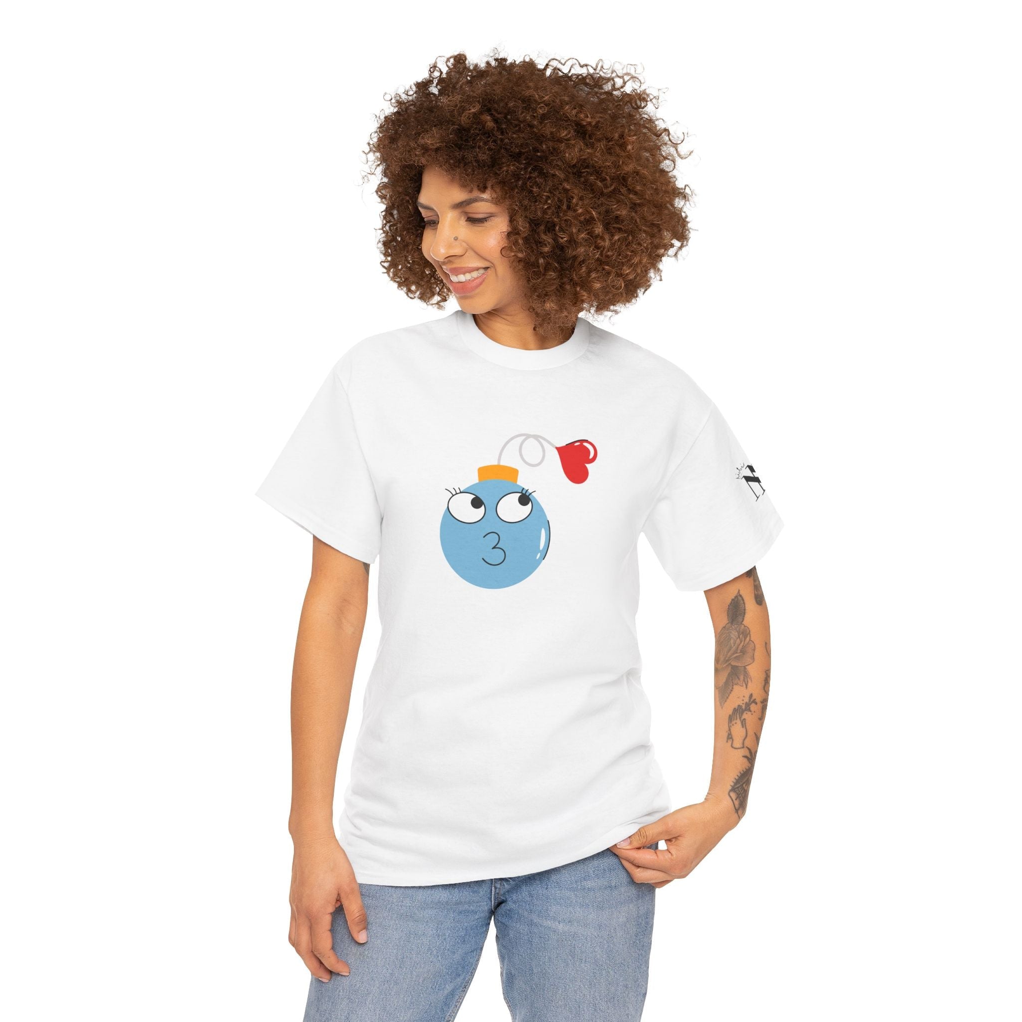 Smoochie Love Bomb | Mix & Match 100% Cotton Unisex Fun-Flirty Lovers’ Tees