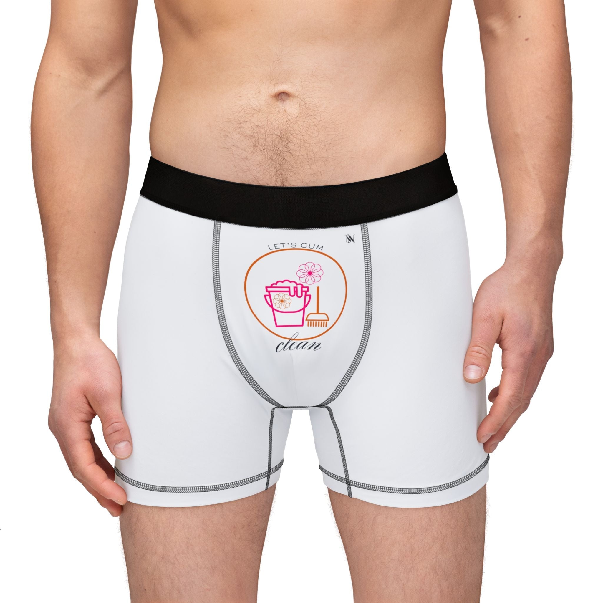 Let’s Cum Clean! | Mix & Match Men’s Fun-Flirty Lovers’ Boxer Briefs