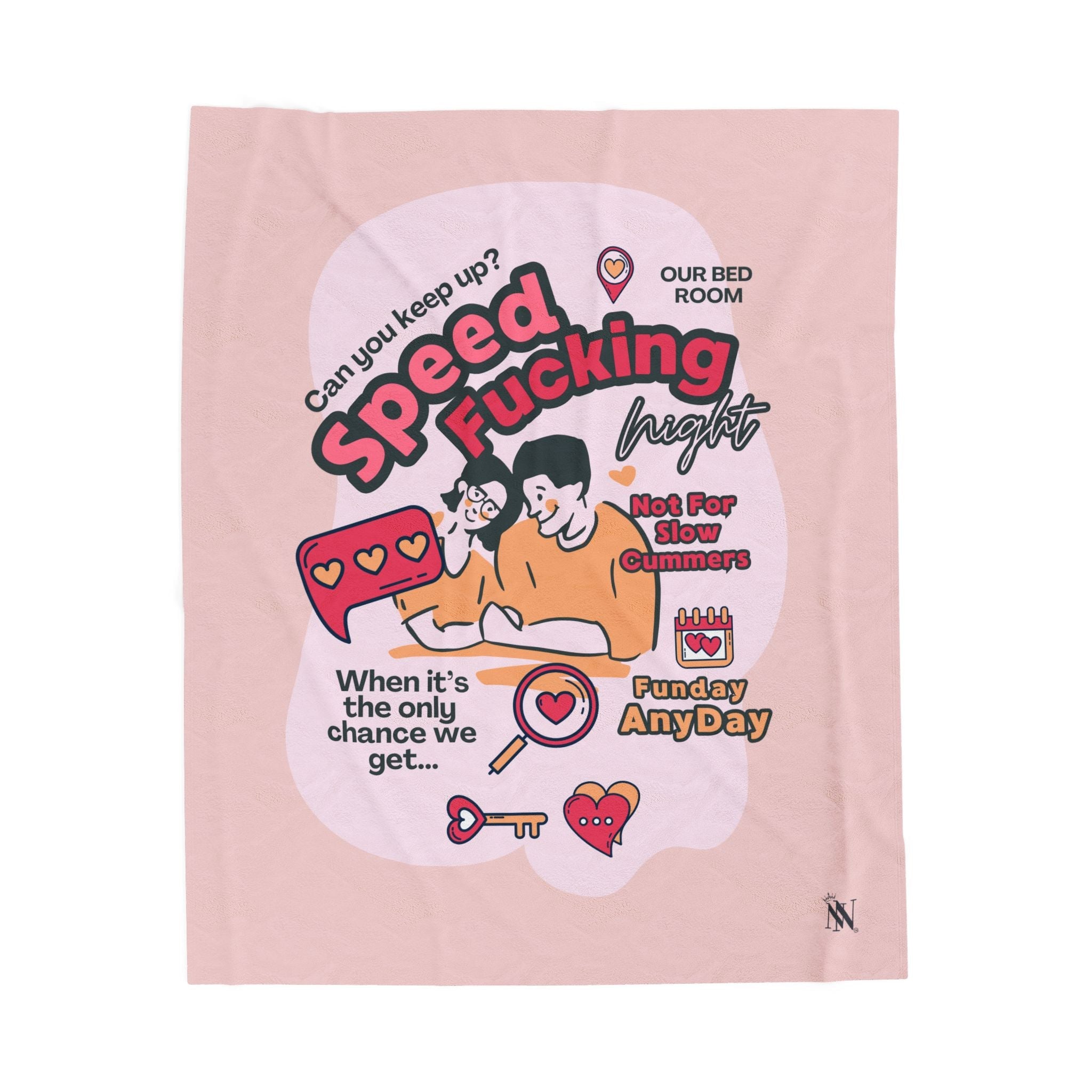 Speed Fucking Night | Mix & Match Soft Fun-Flirty Lovers’ Blankets
