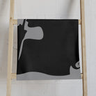 SHHH Girl Silhouette Grey | Mix & Match Classic Fun-Flirty Lovers’ Towels