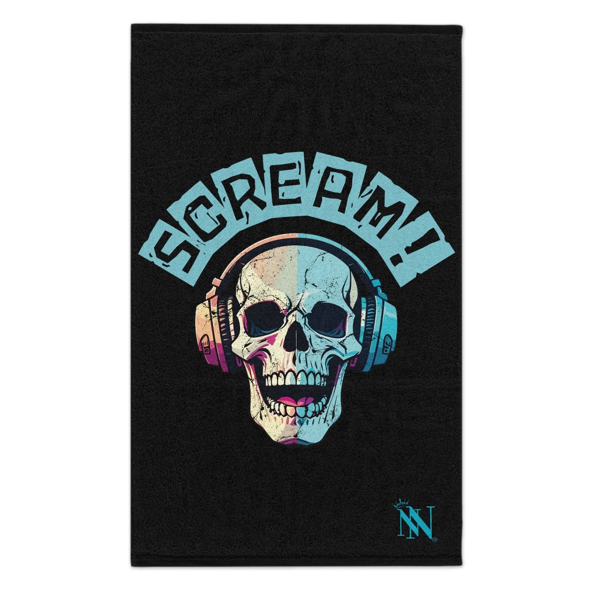 Scream! Skull Headphones | Mix & Match Soft Fun-Flirty Lovers’ Towels