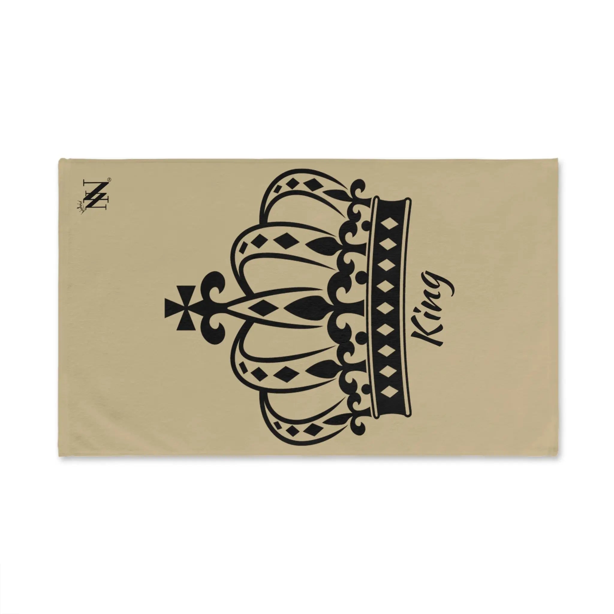 Large Crown King Gold Cum Towel