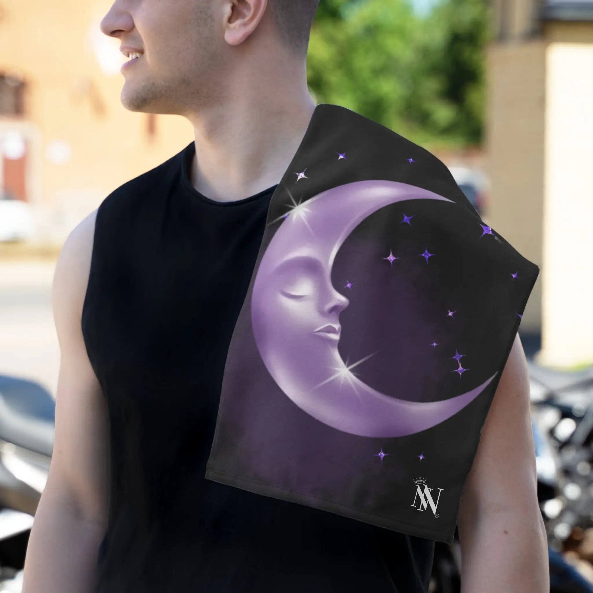 Purple Moon Sex Towel