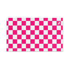 Signature Pink & White Checkered | Mix & Match Original Fun-Flirty Lovers’ Towels