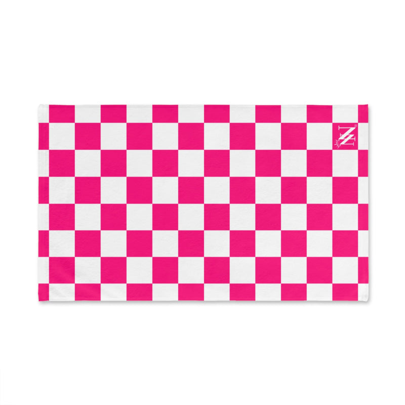 Signature Pink & White Checkered | Mix & Match Original Fun-Flirty Lovers’ Towels