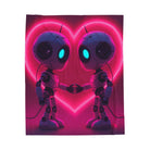 AI Robot Love | Mix & Match Velveteen Fun-Flirty Lovers’ Blankets