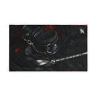 Bondage Leather Whip Black Cuffs | Mix & Match Original Fun-Flirty Lovers’ Towels